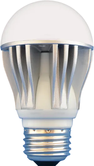 L E D Light Bulb Isolated