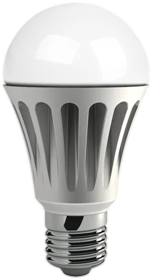 L E D Light Bulb Isolated