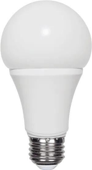 L E D Light Bulbon White Background PNG image