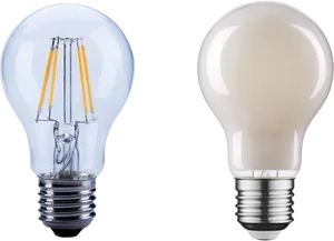 L E D Light Bulbs Comparison PNG image