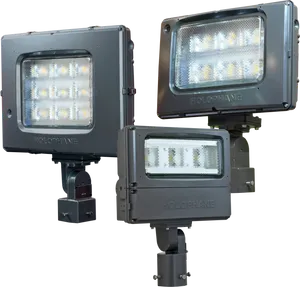 L E D Stadium Lights Array PNG