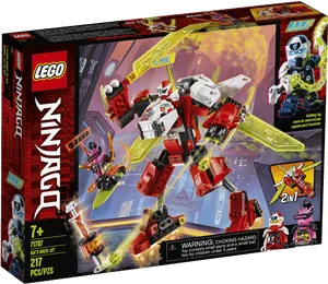 L E G O Ninjago Kais Mech Jet Box PNG image