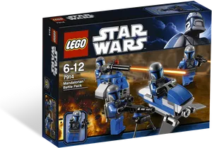 L E G O Star Wars Mandalorian Battle Pack Set PNG image