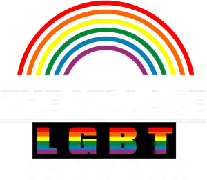 L G B T Show Bar Rainbow Logo PNG image