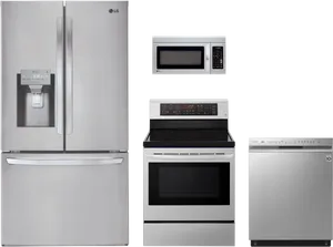 L G Kitchen Appliances Set PNG image