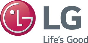 L G Logo Red Background PNG