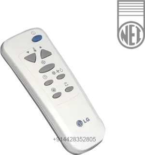 L G Remote Control White Background PNG image