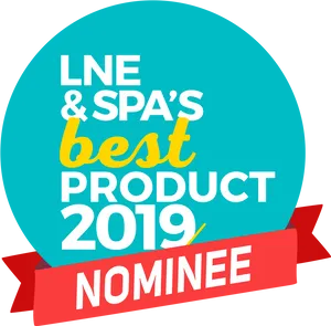L N E S P A Best Product Nominee2019 Badge