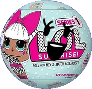 L O L Surprise Doll Series1 Packaging PNG image
