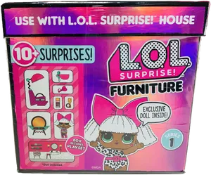 L O L Surprise Furniture Pack Series1 PNG image