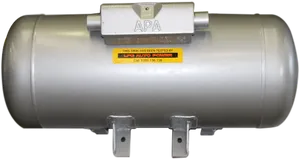L P G Gas Cylinderwith Mounting Brackets PNG