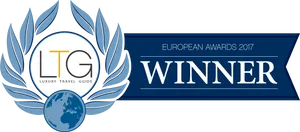 L T G European Awards2017 Winner Badge PNG image