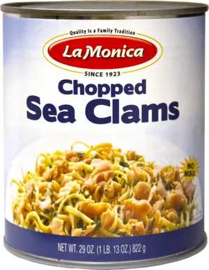 La Monica Chopped Sea Clams Can PNG image