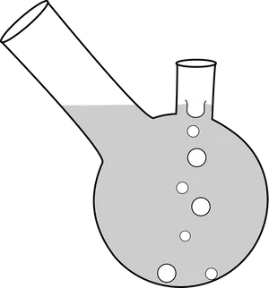 Laboratory Flask Illustration PNG