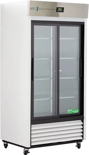 Laboratory Glass Door Refrigerator PNG image