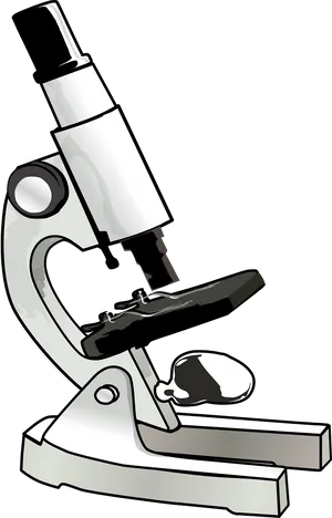 Laboratory Microscope Illustration PNG image
