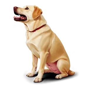 Labrador Dog Barking PNG Nef88