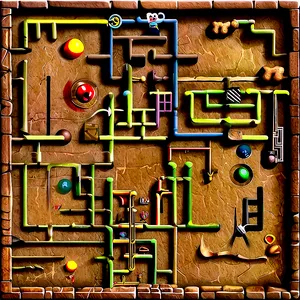 Labyrinth Game Map PNG Oyo PNG