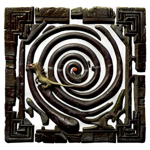 Labyrinth With Dragon Png 64 PNG image