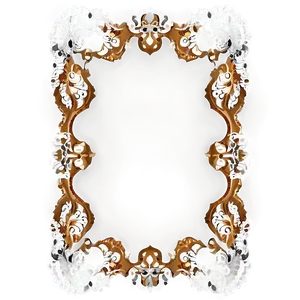 Lace Decorative Frame PNG 06292024