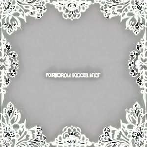 Lace Frame Border PNG 06262024