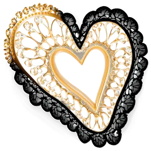 Lace Heart Clipart Elegance PNG 05252024 PNG