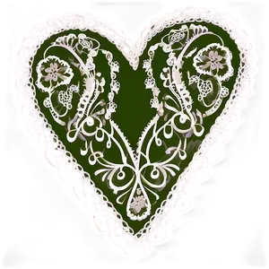 Lace Heart Clipart Elegance PNG 62 PNG