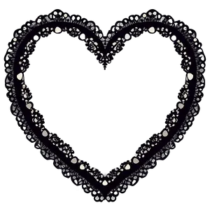 Lace Heart Frame Png Hgt PNG image