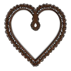 Lace Heart Pattern PNG C