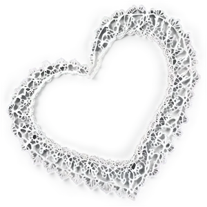 Lace Heart Pattern PNG Gsb51 PNG