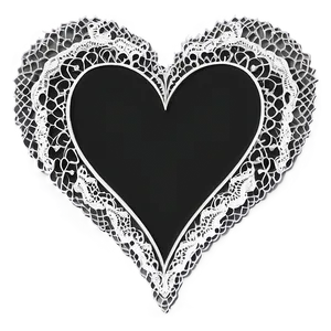 Lace Heart Vector PNG 12 PNG