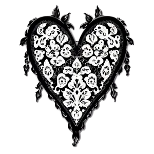 Lace Heart Vector PNG 45 PNG