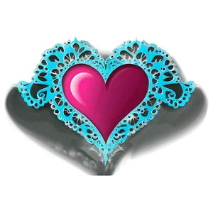 Lace Heart Vector PNG Guo20 PNG