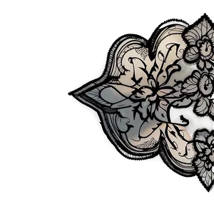 Lace Inspired Tattoo Texture PNG Mwm