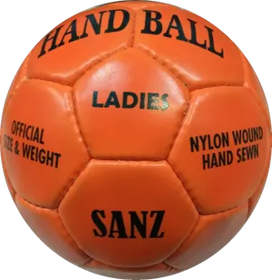Ladies Handball Official Sizeand Weight PNG image