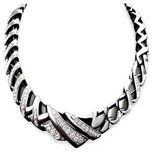 Ladies Silver Necklace Png 67 PNG image