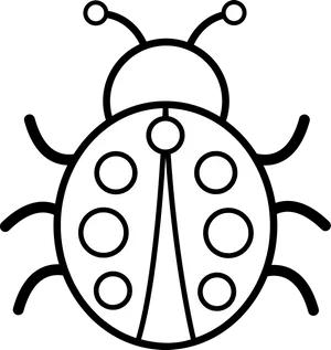 Ladybug Cartoon Vector PNG image
