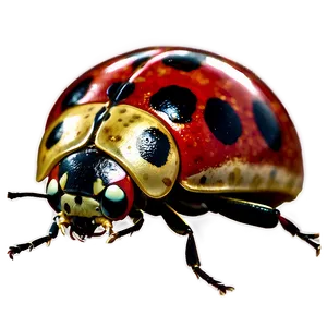 Ladybug Closeup Detail PNG 05242024 PNG