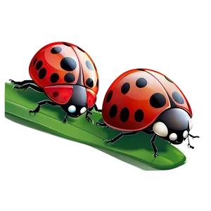 Ladybug Family Cartoon PNG 05242024 PNG