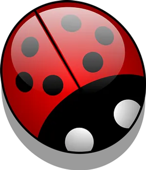 Ladybug Icon Graphic PNG image