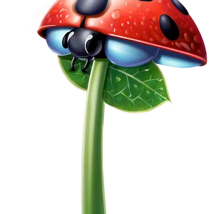 Ladybug In Garden PNG Pxb
