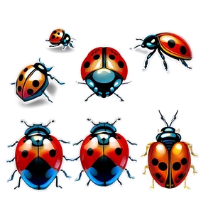Ladybug Life Cycle PNG Yer