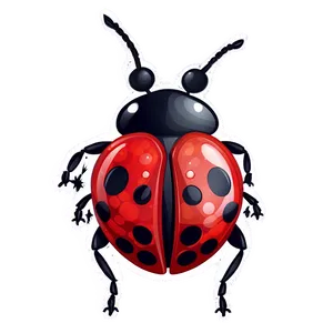 Ladybug Seasonal Decor PNG 05242024 PNG