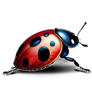 Ladybug Vector Art PNG 05242024