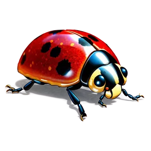 Ladybug With Dots PNG 23