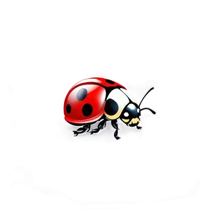 Ladybug With Dots PNG Uvh