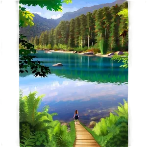 Lake Life Nature Walk PNG Ibl9