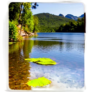 Lake Reflection PNG Ofi67