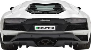 Lamborghini Aventador Rear View
