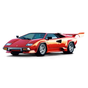Lamborghini Countach PNG Gba3